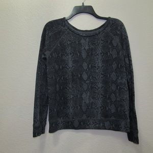 Sundry Animal Print Sweatshirt Sz.0/Sm